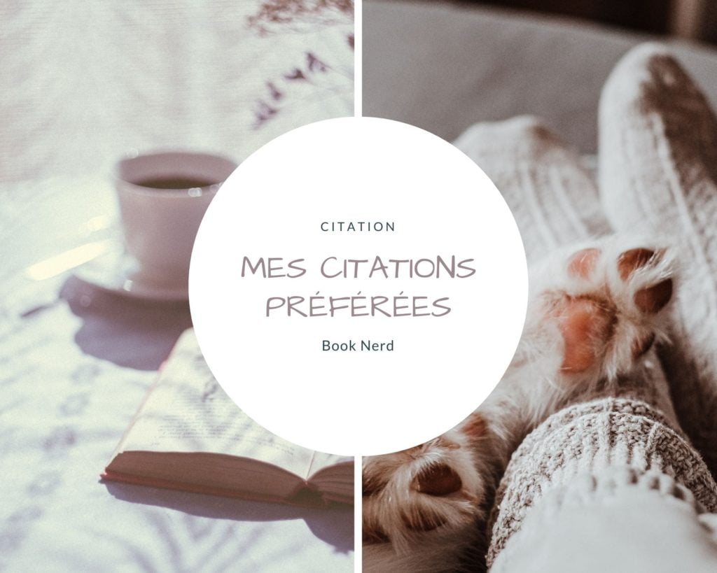 Les citations de mes romans et auteurs préférés - Book Nerd